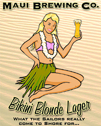 MAUI BREWING BIKINI BLONDE LAGER
